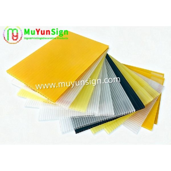 Surface Protection PP Corrugated Sheets Unbreakable Lightweight Glossy Matte