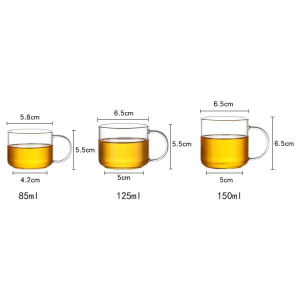 SS Removable Infuser Handcrafted Borosilicate Glass Teapot