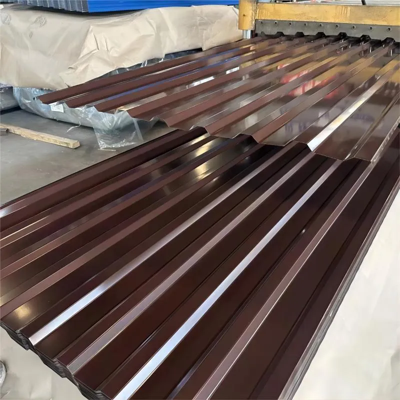 Hot Rolled Metal Corrugated Roofing Sheets Galvanized PPGI Colour Coated