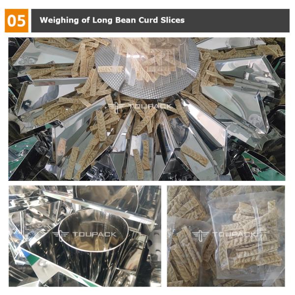 Disposable Chopsticks Weighing Packaging Machine Long Strip Products With 16 Head Weigher