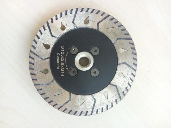 Quality 125mm Stone Diamond Tool Granite/Marble/Diamond Cutting Grinding Wheel Saw Blade,with M14 flange for sale