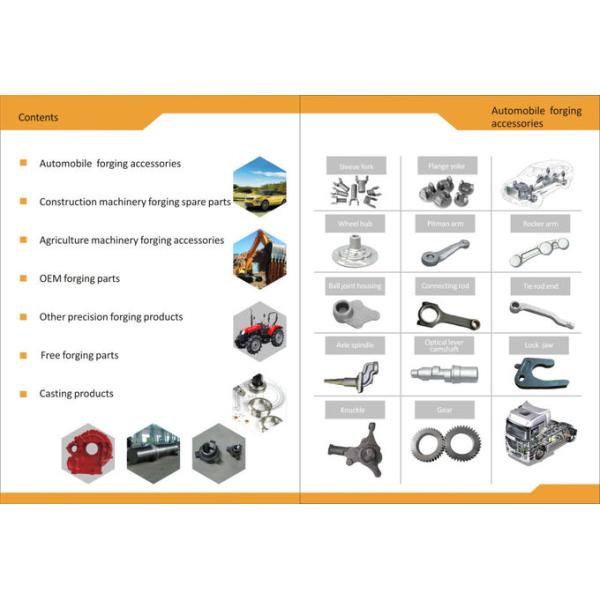 Forging Truck Steel Transmission Shaft Universal Joint Fork