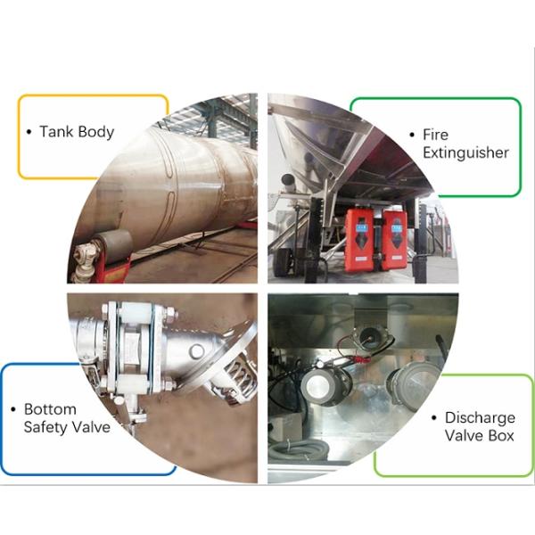 Corrosion Resistant 13000mm 50m3 Diesel Aluminium Tanker Trailer