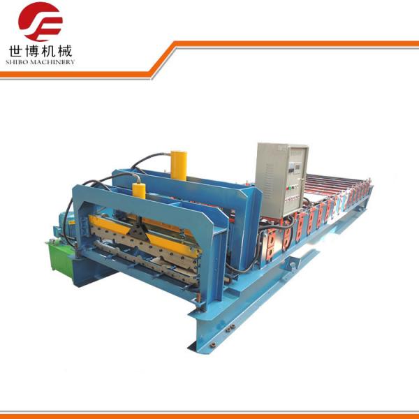 Quality Galvanized Steel Roofing Sheet Making Machine PLC Control 3-6m/Min Speed for sale