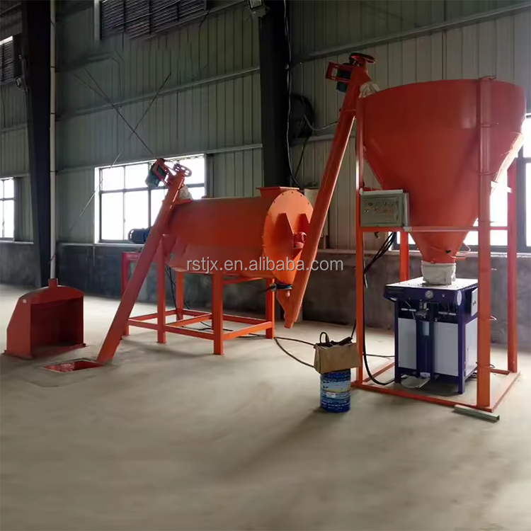 New Small Automatic Ceramic Mortar Mixing Packaging Machine for Dry Mortar Production Line 1-10T/h