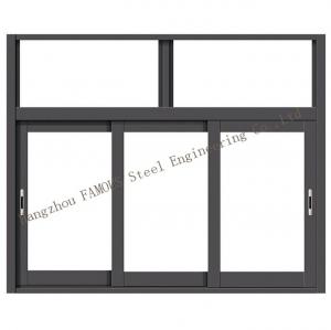 China Grey Laminated PVB Sound Insulation Glass Windows With T4 Temper on sale