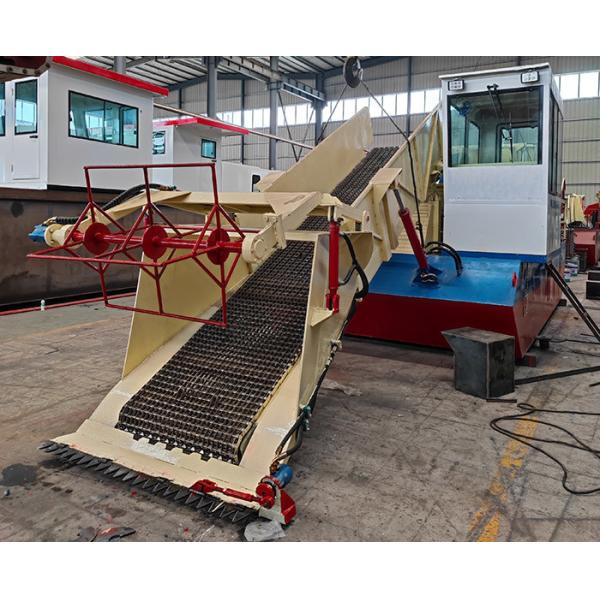 8CBM 80kw Eco Harvester Are Used To Collect And Clean River Water Plants