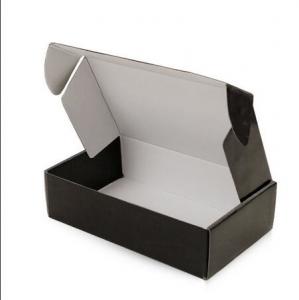 Buy cheap Rectangle Black Cardboard Shipping Box Industrial Cardboard Boxes Multifunctional product