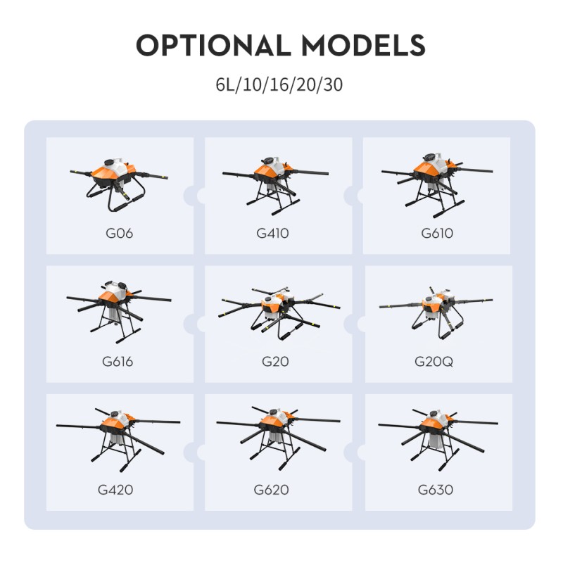 EFT G20Q Spraying Drones Best Assembled Multi-Purpose Farm Drone Parts for Agriculture EFT Multi-Purpose Drone Sprayers