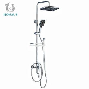 Buy cheap Height Adjustable Copper Shower Head Set product