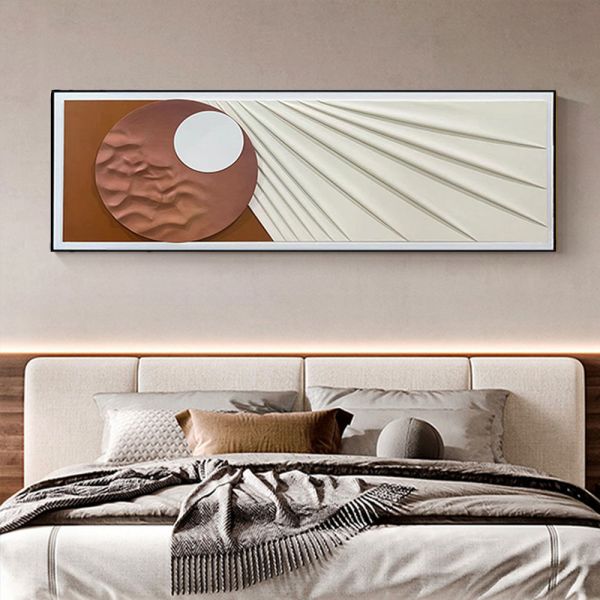 Stable mounting design, easy to install Colorful Mixed Media Painting — Modern Wall Art