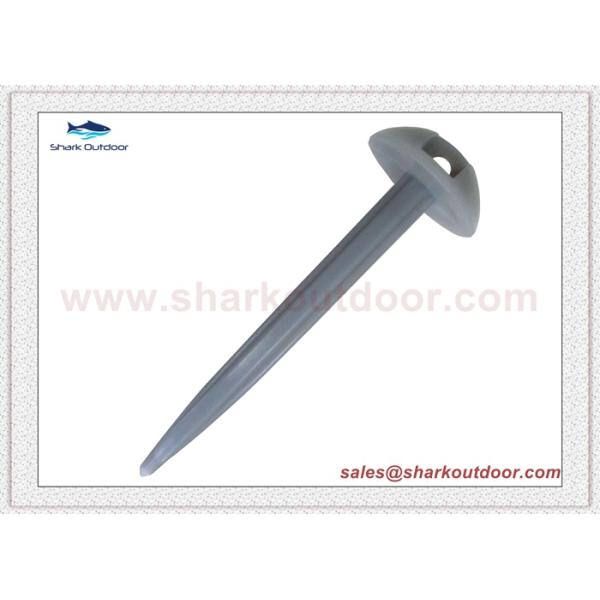 Dome shaped Plastic Tent / Awning Groundsheet Pegs for outdoor tent