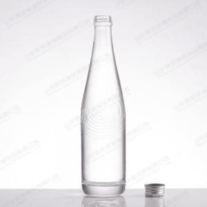 Buy cheap Customize Borosilicate Glass Water Bottle with Time Stamp and Stainless Steel Lid 32 oz product