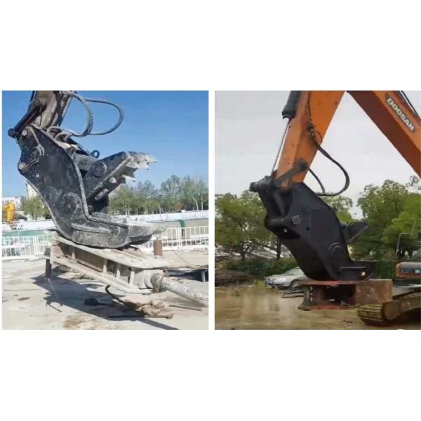 10-36 Ton 36o° Rotating Hydraulic Pulverizer Heavy Duty For Cutting Concrete