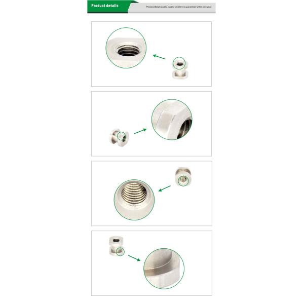 Stainless Steel Floating Joint , CNC Machining Automotive Non - Standard Fasteners
