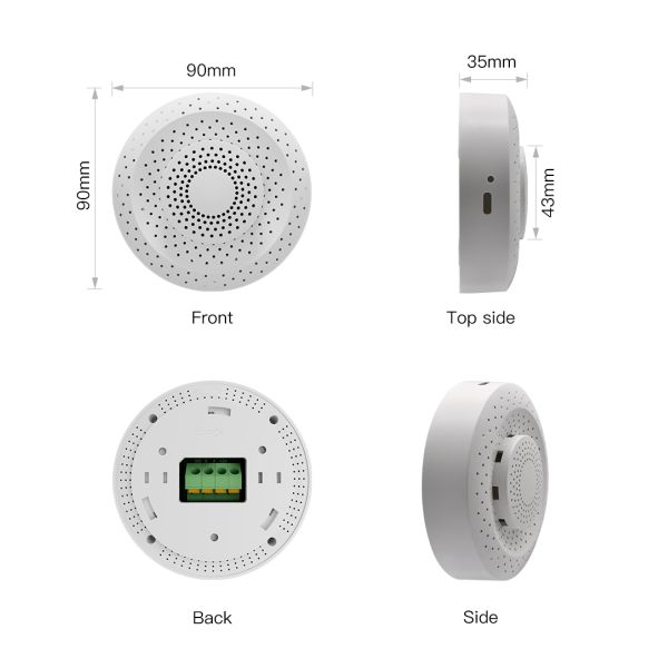Indoor Air Quality Detector RS485 MODBUS Communication Temperature And Humidity Monitor