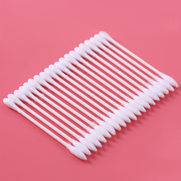 Eye Makeup Remover Cosmetic Cotton Buds Recyclable Low Non Volatile Residue