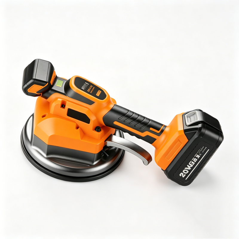 Portable Handheld Battery-Powered 20V Heavy Duty Tile Vibrator for Smooth Surface Tile Installation Construction Tool