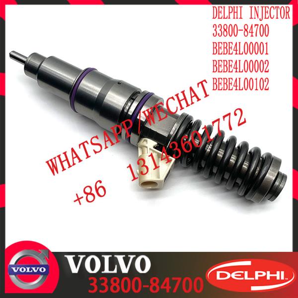 33800-84700 Diesel Fuel Injector 33800-84700 BEBE4L00001 BEBE4L00002 BEBE4L00102 E3.5 for HYUNDAI L ENGINE WITH EGR