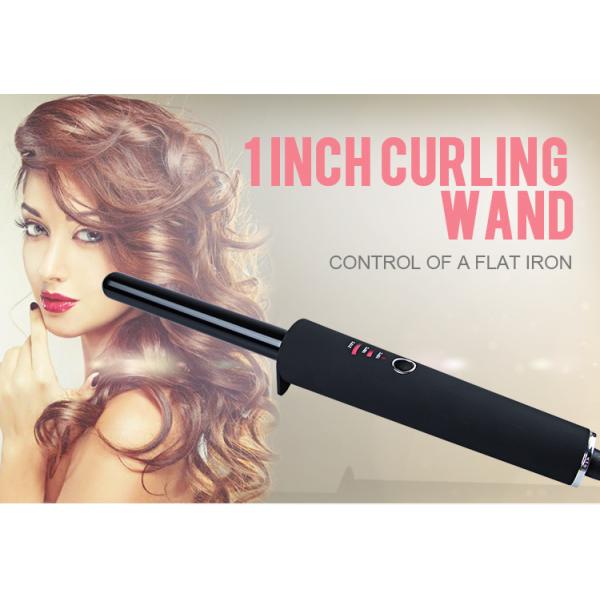 1 Barrel Ceramic Hair Curler Fast PTC Heating with LCD Display