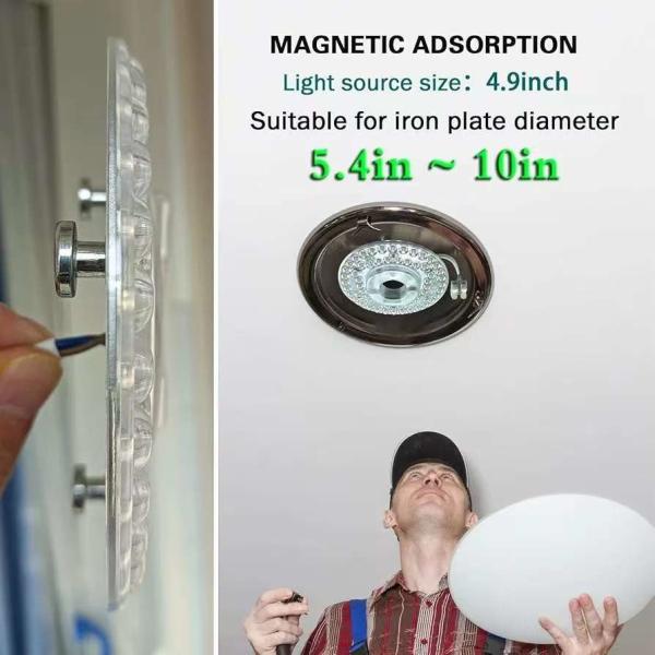 ERP Rosh LED Modules 5CCT 12W/18W/24W DIP Switch Ceiling Light Fan With Witch Power Replaces LED Module