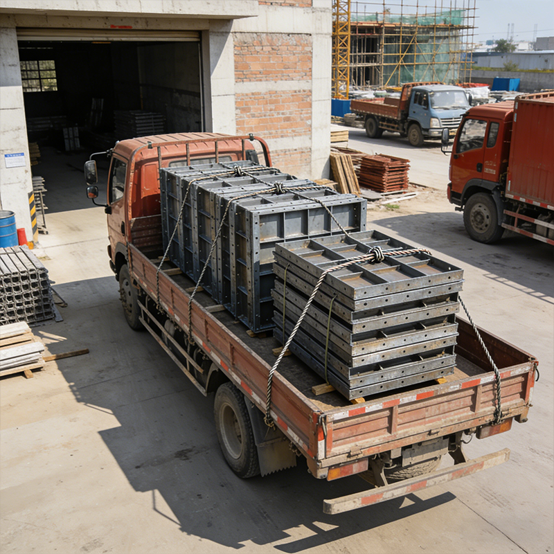 Galvanization Small Lightweight Steel Formwork For Concrete Structures