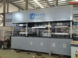 China Food Grade Molded Pulp Equipment , Biodegradable Plate Making Machine 220V on sale