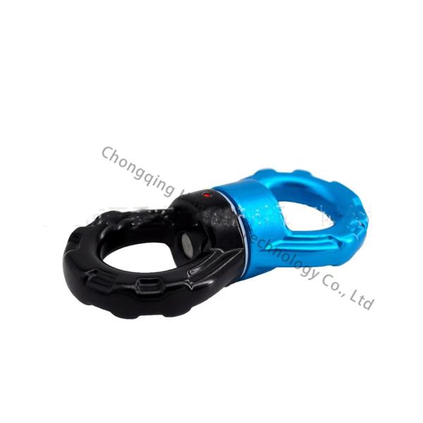 Climbing Equipment 30KN Aluminum Alloy 3-Hole Single Pulley with Galvanized Finish