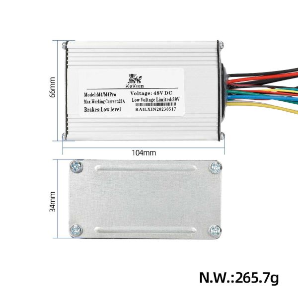 48V 21A DC Aluminum Foldable Controller Instrument Cluster For Kukirin M4/M4Pro Scooter Accessories