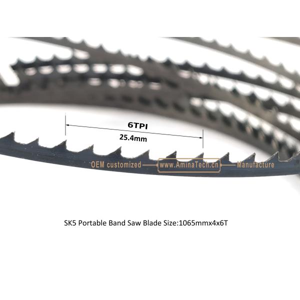 SK5 Portable Band Saw Blade Size:1065mmx4x6T,Cutting Wood