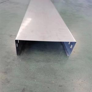 China Rust proof Stainless Steel Cable Tray Ventilation / Perforation Groove on sale