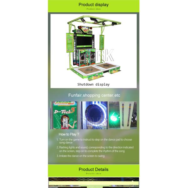 47" 3D Motion Sensing Arcade Racing Game Machine For Supermarket