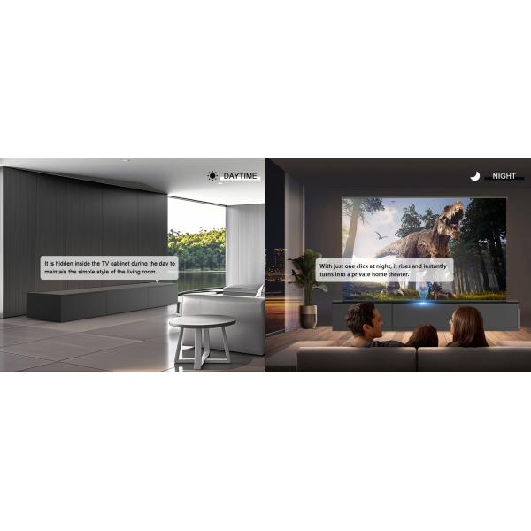 OEM TV Cabinet Stand Projector Sliding Module Electric For Ultra Short Throw Projector Motorized TV Cabinet