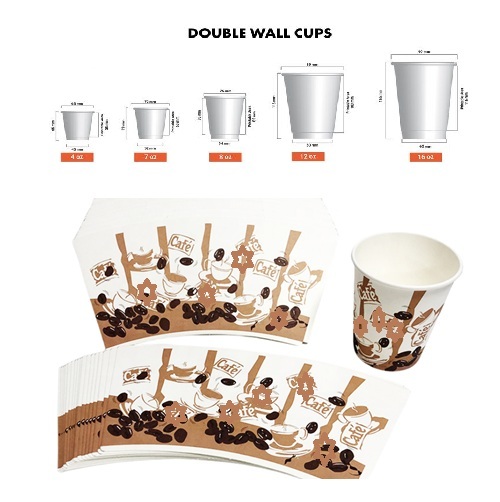 Biodegradable Factory Good Printing Performance Customize 190GSM PE Coated Paper Cup Fan