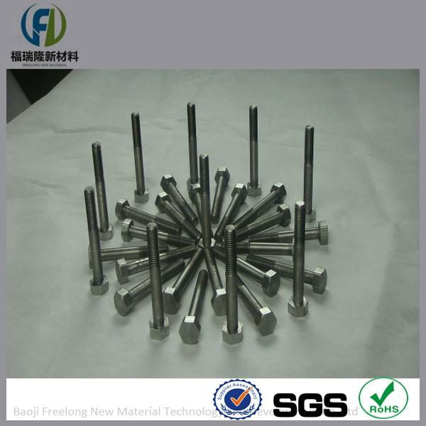 Quality high quality tantalum screw 99.95% purity,RO5200,Ta1 tantalum screw,nuts,bolt M2,M3,M8,M10,M5,M6,M12,M10,M4,M24 for sale