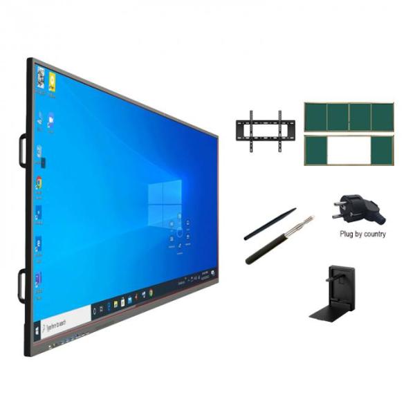 55-110 Inch 4K Resolution Interactive Whiteboard with 40 Point Touch and Pen/Finger Touch for Classroom Education