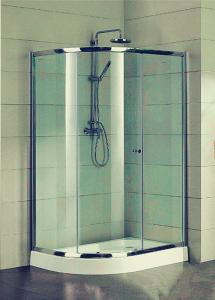 Buy cheap Compact D Shaped Quadrant Shower Enclosures 4 Ft Small Corner Shower Stalls product