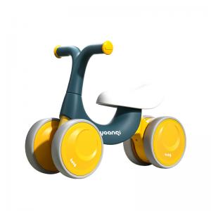 Buy cheap Orange Plastic Baby Walker Balance Car with Silent Roller Skating and Green Design product