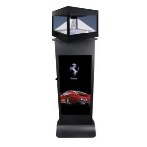 Advanced Transparent Screen Holographic Visual Display Cabinets Custom 360
