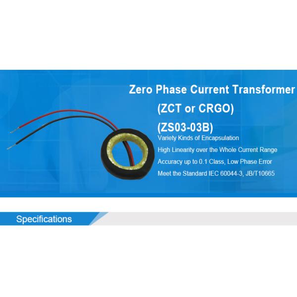 Zero phase current transformer Zero Sequence Current Transformer for SMPS 4KV