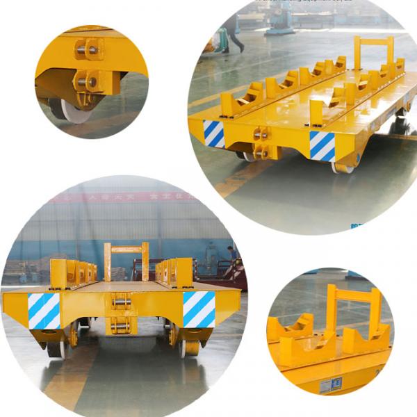 Motorless Rail Dolly Towed Type Industrial Heavy Duty Handling Equipment