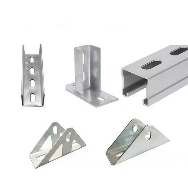 Q195 Steel Solar Pv Mounting Brackets Joint For Solar Racking System