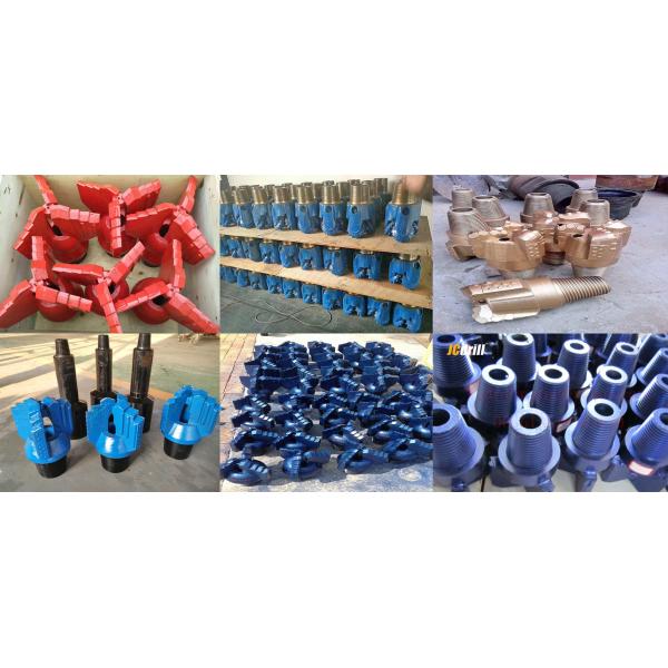 3 Wings 12 Inch Water Well Drilling Tools Drag Bits 76mm - 445mm Diameter