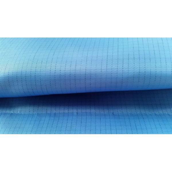 Filament Yarn Anti Static Fabric 2% Carbon Fiber For Cleanroom Garment