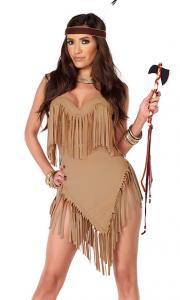 Buy cheap Fancy Fringe Sexy Native American Costume Wholesale with Size S to XXL Available product