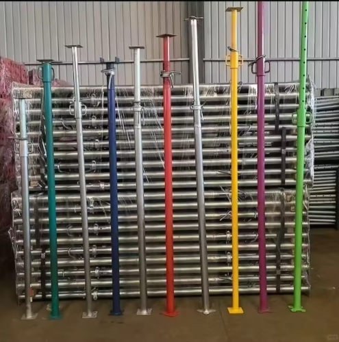 Galvanized Steel Shoring Posts Adjustable Construction Build Scaffold