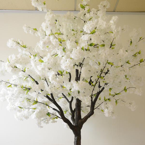 Wedding decoration plastic white artificial japanese cherry blossom tree