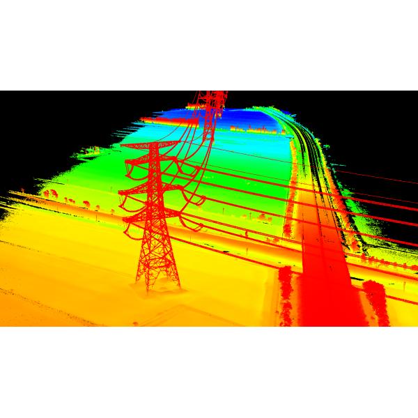 Airborne UAV LiDAR scanner drone with lidar Middle Range GS-260X Coloured Point uav lidar mapping drone lidar scanner