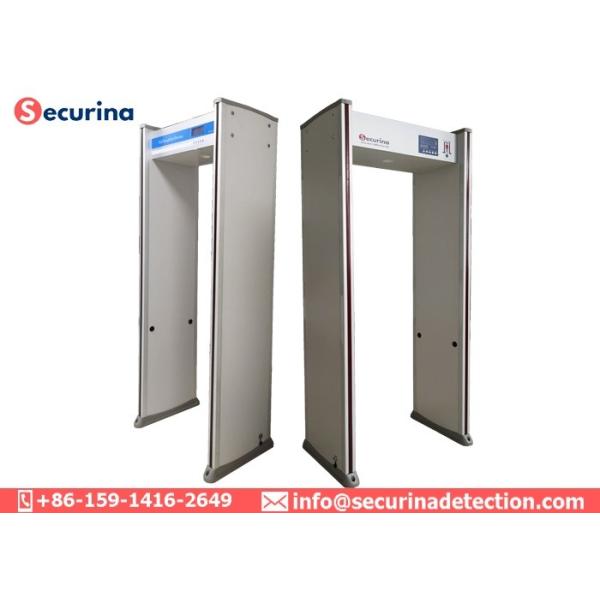 Digital Metal Detector Walk Through Gate 8 Detecting Zones For Office Buildings