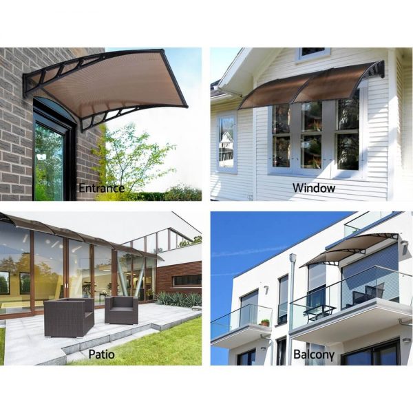 Washable Overhead 40" Door Window Awning Canopy